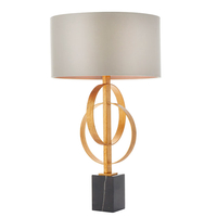 Edit Carlton Table Lamp - Antique Gold & Mink