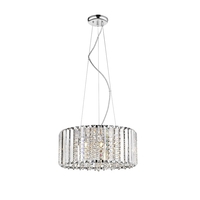 Edit Cecilia Crystal Ceiling Pendant Light - Chrome