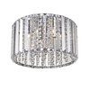 Edit Cecilia Crystal Flush Ceiling Light - Chrome