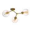 Edit Chart 3 Arm Ceiling Pendant Light - Gold
