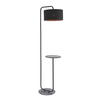 Edit Chelsea Floor Lamp with Table - Black