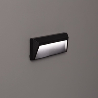 Edit Chester Cool White LED Outdoor Wall Light - Grey