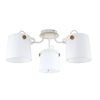 Edit Clik 3 Arm Semi-Flush Ceiling Light - White