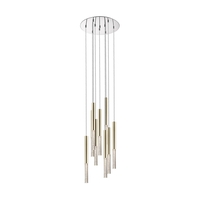 Edit Cloud 9 Light LED Cluster Ceiling Pendant - Gold