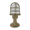 Edit Coastal Bell Outdoor Pedestal Light - Aged Brass