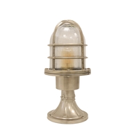 Edit Coastal Bell Outdoor Pedestal Light - Matt Nickel