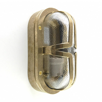Edit Coastal Cove Outdoor Flush Wall Light - Brass
