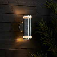 Edit Coastal Glacier Outdoor Up & Down Wall Light - Galvanised Steel