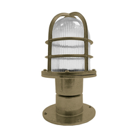 Edit Coastal Isle Outdoor Pedestal Light - Brass