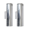 Edit Coastal Pimlico LED Outdoor Up & Down Wall Light - Galvanised Steel - Pack of 2