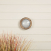 Edit Coastal Porthole Outdoor Flush Wall Light - Pewter