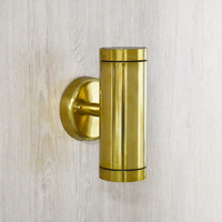 Edit Coastal Sail Outdoor Up & Down Wall Light - Brass