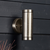Edit Coastal Sail Outdoor Up & Down Wall Light - Matt Nickel