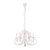 Edit Cotswold 6 Light Chandelier - White