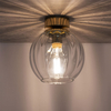 Edit Devi Glass Flush Ceiling Light - Clear