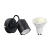 Edit Direct 5.5W Warm White LED Smart WiFi Single Spotlight - Black