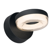 Edit Doughnut LED Outdoor Wall Light - Black