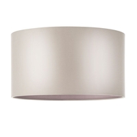 Edit Drum Satin Lamp Shade - Mink