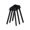 Edit Duct LED Flush Ceiling Light - Black