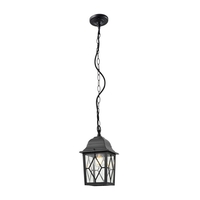Edit Elgin Outdoor Pendant Porch Lantern - Black