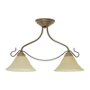 Edit Elizabeth 2 Arm Semi-Flush Ceiling Light - Gold