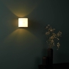 Edit Erin Up & Down Glass Wall Light - White
