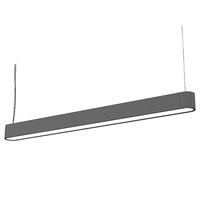 Edit Soft 120 LED Bar Ceiling Pendant Light - Grey