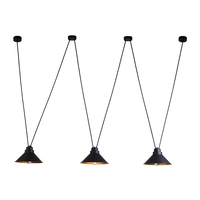Edit Swing 3 Light Ceiling Pendant - Black
