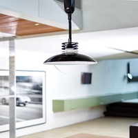Edit UFO Rise and Fall Ceiling Pendant - Black