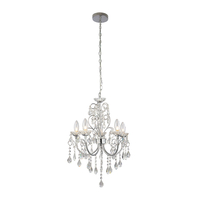 Endon Tabitha 5 Light Chandelier - Clear