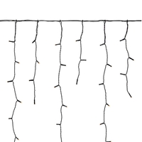 Garden 24V Warm White LED Icicle String Lights - 160 Lights