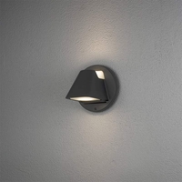 Konstsmide Hild Outdoor Up & Down Wall Light - Black