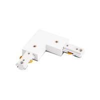 Robus 1 Circuit Track L-Connector - White