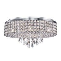 Searchlight Orion Flush Ceiling Light - Crystal