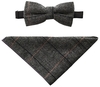 Albert Grey Bow Tie & Pocket Square