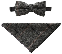 Albert Grey Bow Tie & Pocket Square