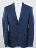 Alex & Turner Blue Tweed Slim Fit Blazer