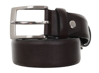 Alex & Turner Brown Classic Double Loop Buckle Belt