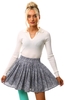 American Eagle Blue Pleated Mini Skirt