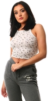 American Eagle Grey Ae Ribbed Tank Top