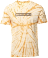 American Eagle Tan Ae Tie-Dye Graphic T-Shirt