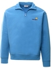 American Script Blue Half Zip Sweat
