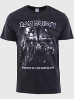 Amplified Charcoal Iron Maiden - Life Or Death T-Shirt