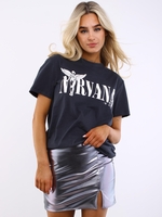 Amplified Charcoal Nirvana Print T-Shirt