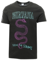 Amplified Charcoal Nirvana Serve The Serpents T-Shirt