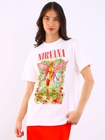 Amplified Vintage White Nirvana In Utero Wildeness Tee