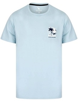 Angel Falls Castaway Back Print Cotton T-Shirt