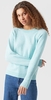Aqua / Limpet Shell Doffy O-Neck Pullover