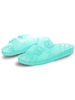 Aqua Blue Jelly Slip On Sandals