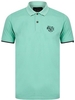 Aqua Haze Hershell Cotton Pique Polo Shirt